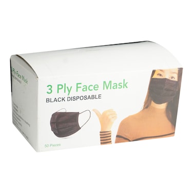 Nel Surgical Disposable Face Mask Black