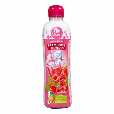 Carrefour Syrup Raspberry 750Ml