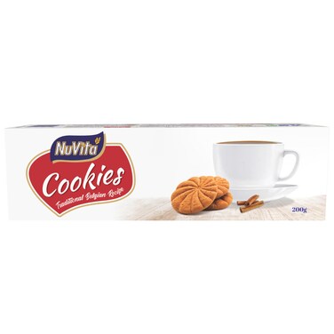 NUVITA TRADITIONAL COOKIES 200GMS