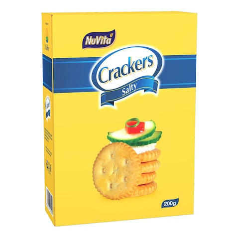 NuVita Salty Crackers 200g
