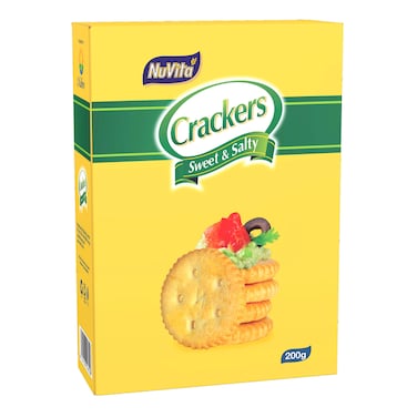 NuVita Sweet &amp; Salty Crackers 200g