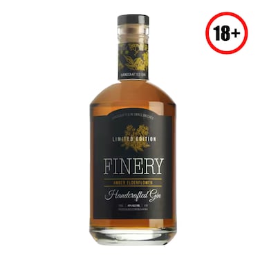 Finery Amber Elderflower Infused Gin 750Ml