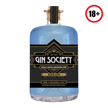 Gin Society Berry And Botanical Infusion Blue Gin 750Ml