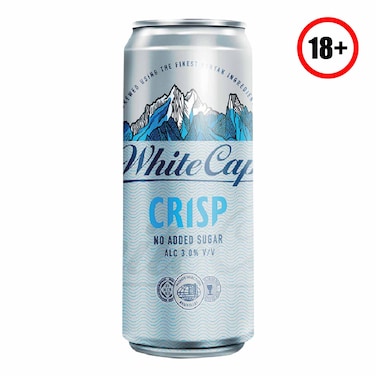 White Cap Crisp Can Beer 330Ml