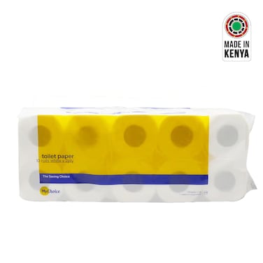 My Choice White Toilet Rolls 10 Pack