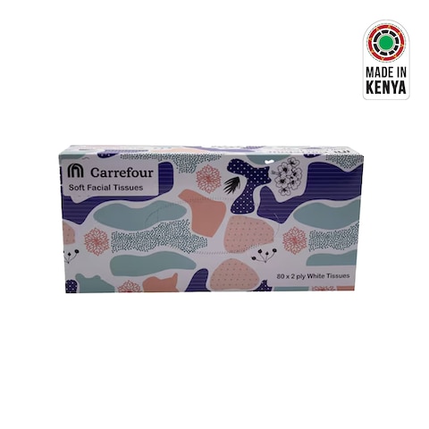 CRF FACIAL TISSUE WHITE 80&#39;S