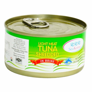 Sea Korus Tuna Shredded In Brin185G