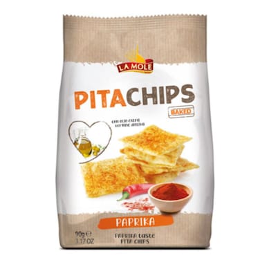 La Mole Crispyclan Paprika Pita Chips 90G
