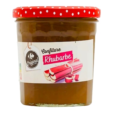 Carrefour Jam Rhubarb 370G