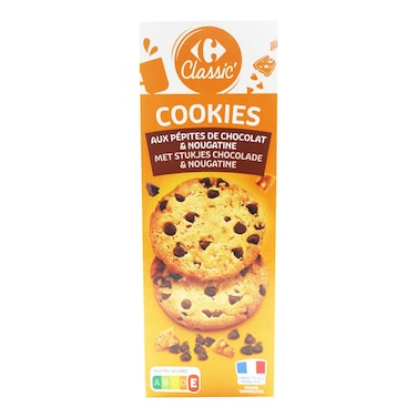 Carrefour Chocolate Nougatine Cookies 200g