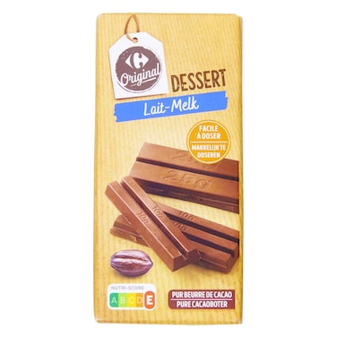 Carrefour Dessert Milk Chocolate Bar 200G