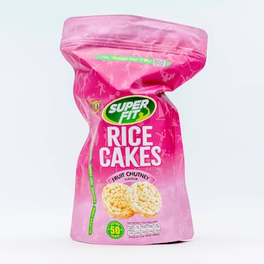 Tropical Heat SuperFit Rice Cakes Fruit Chutney 165G