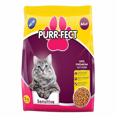 Purr-fect Adult Cat Food Sensitive 2kg