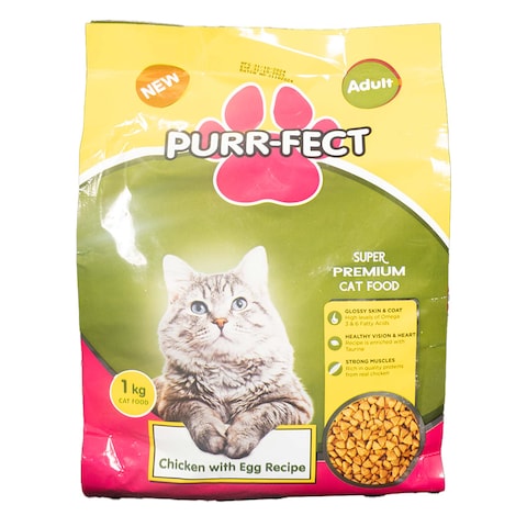 Purrfect Adult Chicken And Egg Cat Food 1Kg
