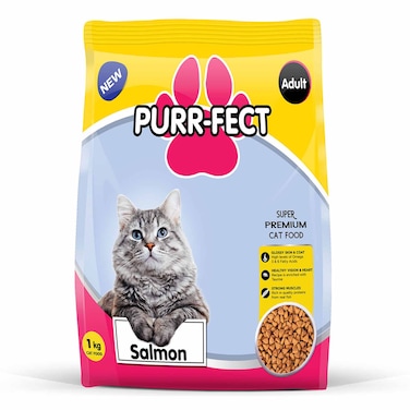 Purr-fect Adult Cat Food Salmon 1kg