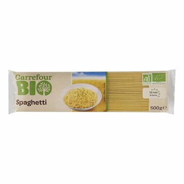 Carrefour Bio Pasta Spaghetti Organic 500g