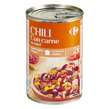 Carrefour Beef Chili Con Carne Ready Meal 350g