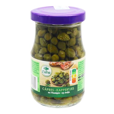 Carrefour Capers In Vinegar 200g