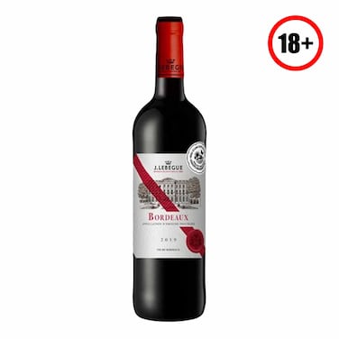 Jules Leb&egrave;gue Bordeaux Red Wine 750ml