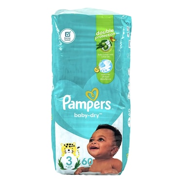 Pampers Midi Dry Unisex Jp 60Pcs