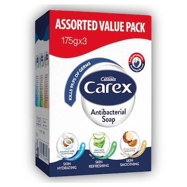 Carex Assorted Value Pack 175gx3