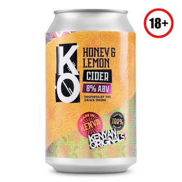 Kenyan Original Honey  Lemon Cider Can330Ml