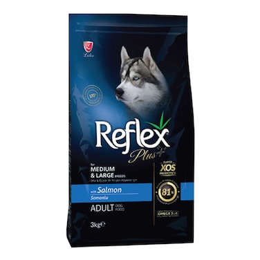 Reflex Plus Medium Adult Dog Salmon 3Kg