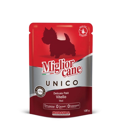 Migliorcane Dog Unico Pouch With Veal  100 Gr