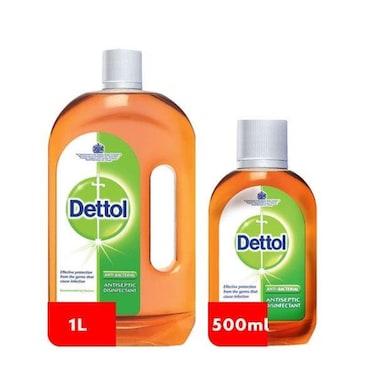 Dettol Liquid Antiseptic 1L+500Ml