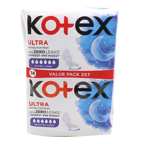 KOTEX ULTRATHIN NIGHT DUOS 16&#39;S