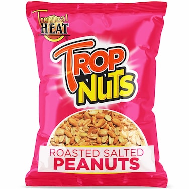 Tropical Heat Snacks TropNuts Roasted Salted Peanuts 150g