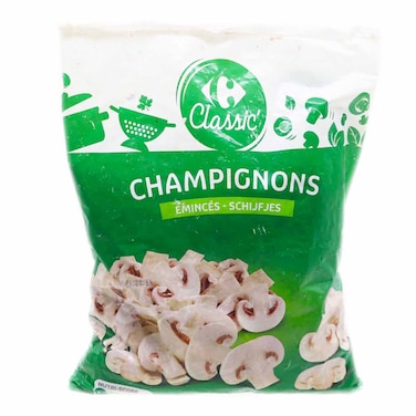 Carrefour Frozen Sliced Mushrooms 1Kg