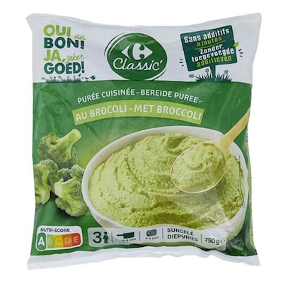 Carrefour Frozen Mashed Brocoli 750G