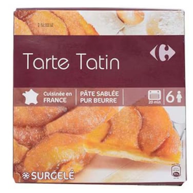 Carrefour  Frozen Tatin Pie 600G