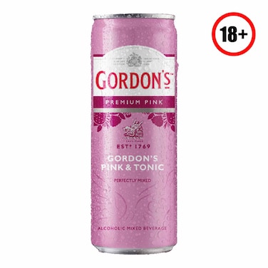 Gordon&#39;S Gin Pink Tonic Can 330Ml