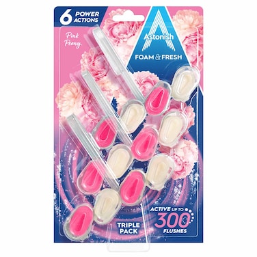 Astonish  Foam &amp; Fresh Pink 3X40g