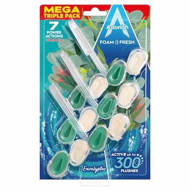 Astonish Foam &amp; Fresh Eucalyptus 3X40g