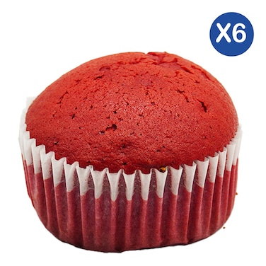 Queen Cake 270G  Red Velvet 6P