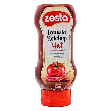 Zesta Tomato Ketchup Hot 400G