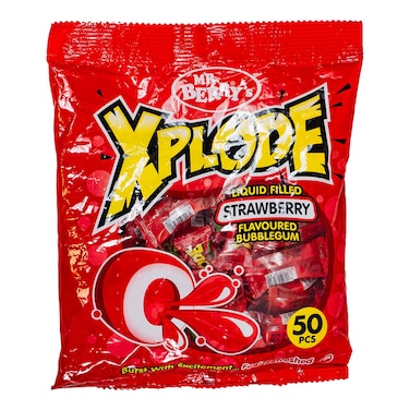 Mr. Berry Xplode Strawberry Bubble Gum 5.50g