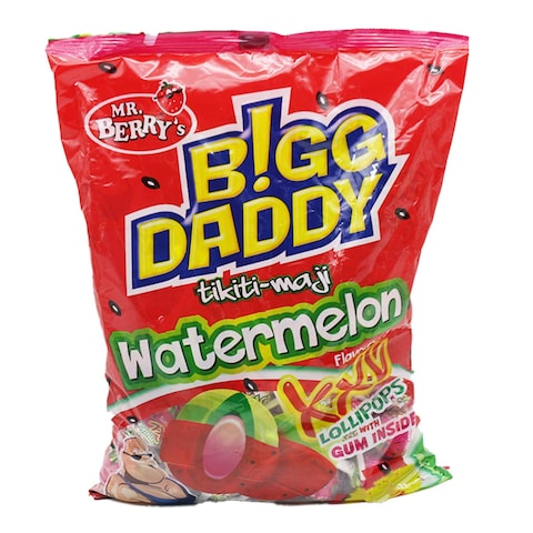Mr. Berry&#39;s Bigg Daddy Watermelon Lollipop 16.70g