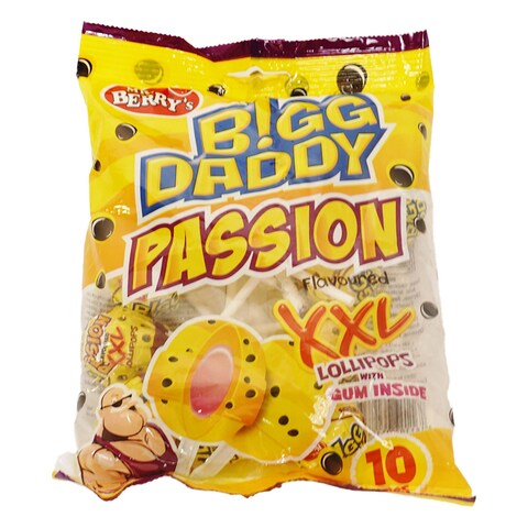Mr. Berry&#39;s Bigg Daddy Passion Lollipop 16.70g