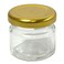 Glass Bottle With Golden Lid 30ml