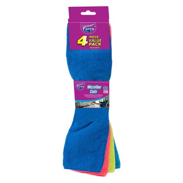 PAREX MICROFIBRE CLOTH 4PC PACK