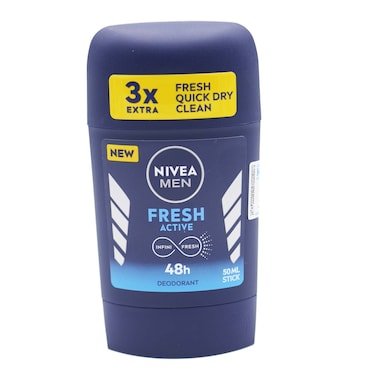 Nivea Fresh Active Deodorant Stick For Men 50Ml