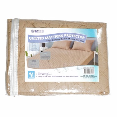 Kings Mattress Protector 90X190Cm Cream