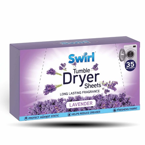 Swirl Tumble Dryer Lavender 35 Sheets