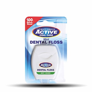 Active Mint-Waxed Dental Floss 100M
