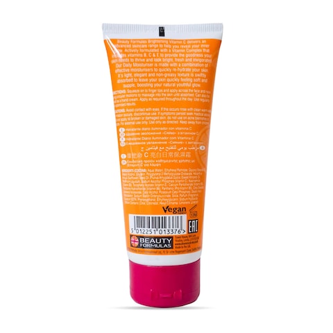 Beauty Formulas Brightening Daily Moisturiser 100Ml