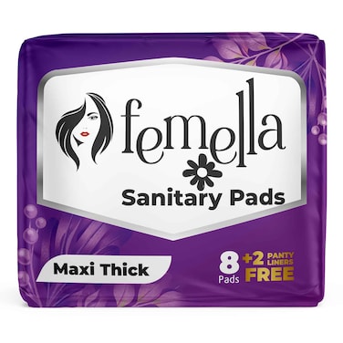 Femella Sanitary Pads 280Mm Maxi Thick 8pcs